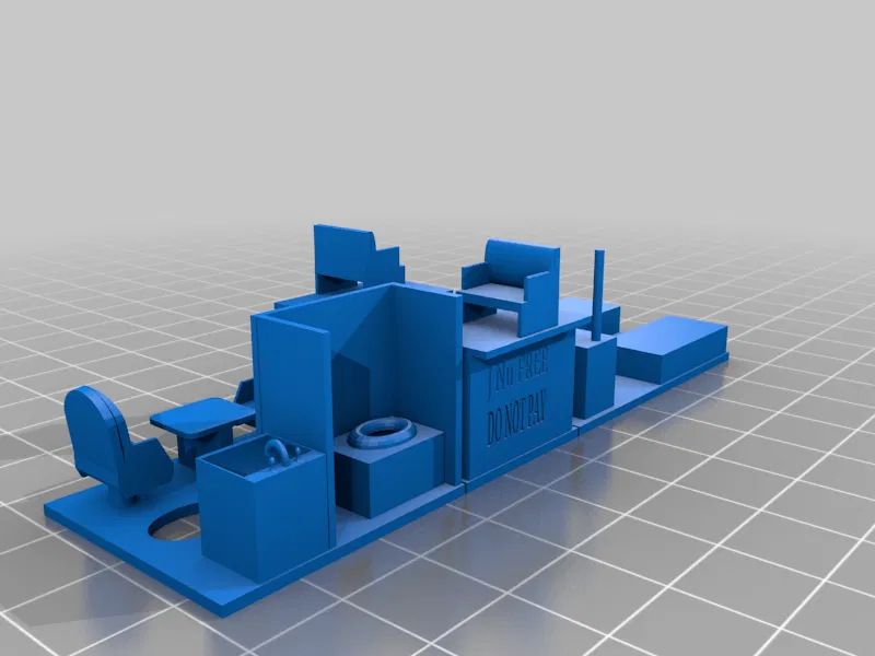 Bộ nội thất hoàn chỉnh cho toa tàu Athearn wide vision (HO scale) - Image 2