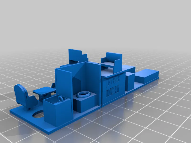 Bộ nội thất hoàn chỉnh cho toa tàu Athearn wide vision (HO scale) - Image 3