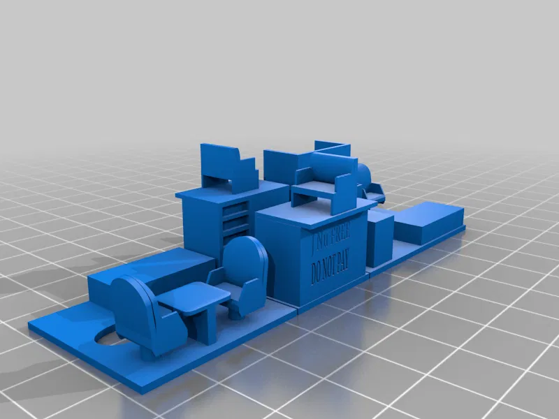 Bộ nội thất hoàn chỉnh cho toa tàu Athearn wide vision (HO scale) - Image 5