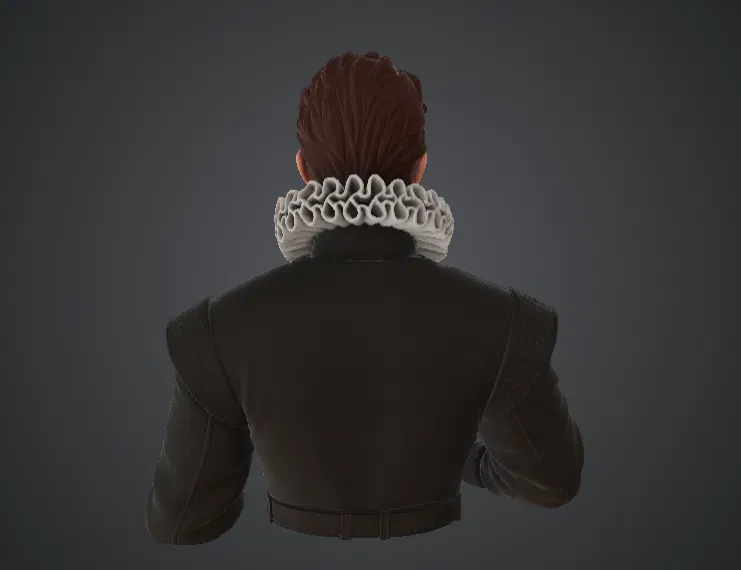 Tượng bán thân Học giả thời Phục Hưng – Triết gia lịch sử cùng cuộn giấy - Image 3