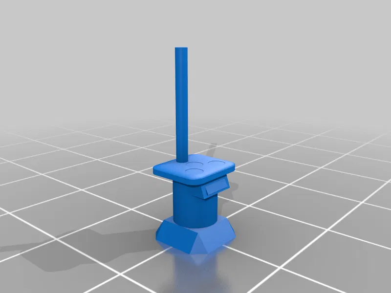 Mô hình bếp lò củi than cổ điển tỉ lệ HO (1:87) cho toa xe lửa - Image 1