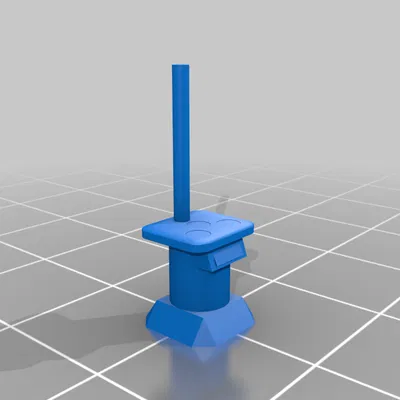 Mô hình bếp lò củi than cổ điển tỉ lệ HO (1:87) cho toa xe lửa