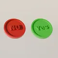 Đồng xu quyết định Yes/No in 3D – Công cụ hỗ trợ lựa chọn nhanh chóng - Thumbnail 1