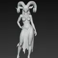 Mô hình 3D nữ quỷ dê quyến rũ (Demon Goat Woman) cực chi tiết - Thumbnail 2