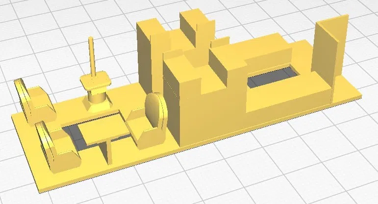 Nội thất toa xe caboose thép vòm giữa "Life-Like" (Tỉ lệ HO, 1:87) - Image 1