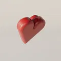 Móc khóa hình trái tim (Heart Keychain) - Mẫu in 3D đơn giản, siêu nhanh - Thumbnail 2
