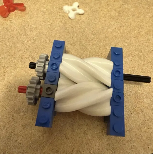 Mô hình động cơ xoắn Lego (Lego Engine) in 3D độc đáo - Image 1