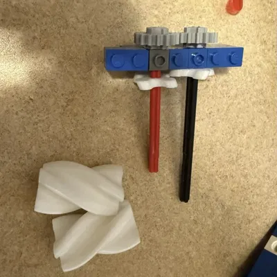 Mô hình động cơ xoắn Lego (Lego Engine) in 3D độc đáo