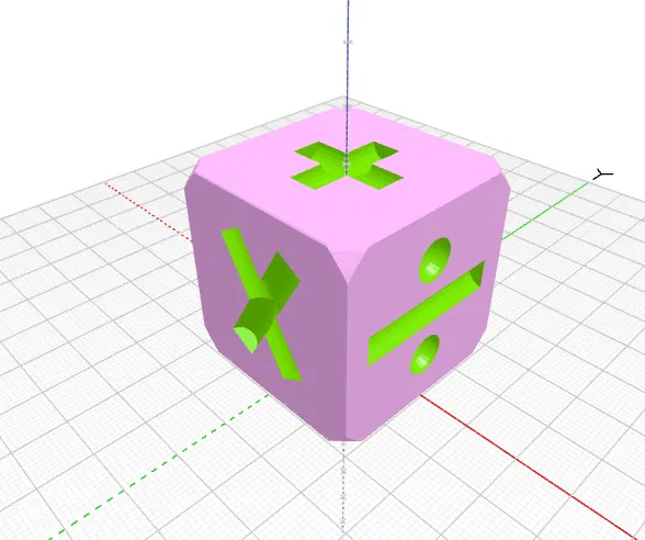 Khối Lập Phương Các Ký Hiệu Toán Học - Image 2