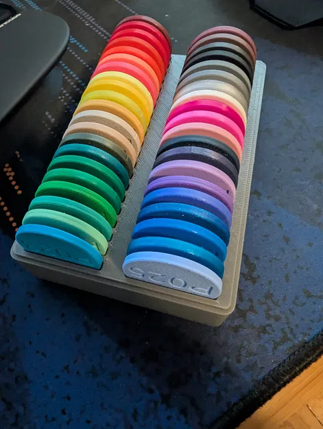 Khay Đựng Mẫu Màu In 3D Polar Filament Hệ Thống Gridfinity Gọn Gàng - Image 1