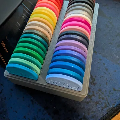 Khay Đựng Mẫu Màu In 3D Polar Filament Hệ Thống Gridfinity Gọn Gàng