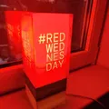 Chụp đèn trang trí Red Wednesday in 3D đẹp mắt và ấn tượng - Thumbnail 1