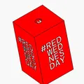 Chụp đèn trang trí Red Wednesday in 3D đẹp mắt và ấn tượng - Thumbnail 2