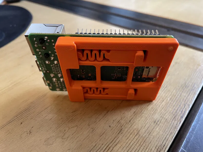 Đế gắn Raspberry Pi lên thanh DIN Rail nhỏ gọn (Low Profile) - Image 1