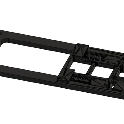 Ngàm gắn DIN rail cho bộ nguồn Mean Well LRS-200