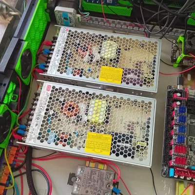 Ngàm gắn DIN rail cho bộ nguồn Mean Well LRS-200