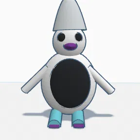 Mô hình chú chim cánh cụt (Little Penguin) đáng yêu cho in 3D