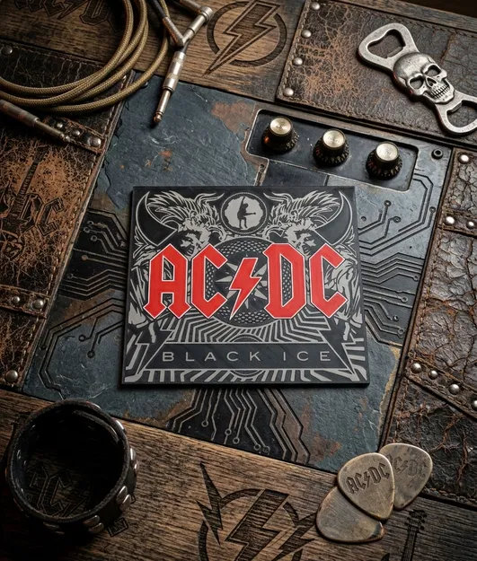 Trang trí treo tường hình AC/DC - Image 1