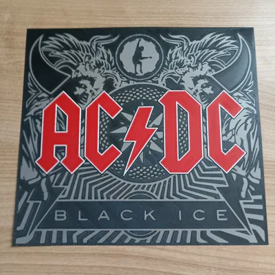 Trang trí treo tường hình AC/DC