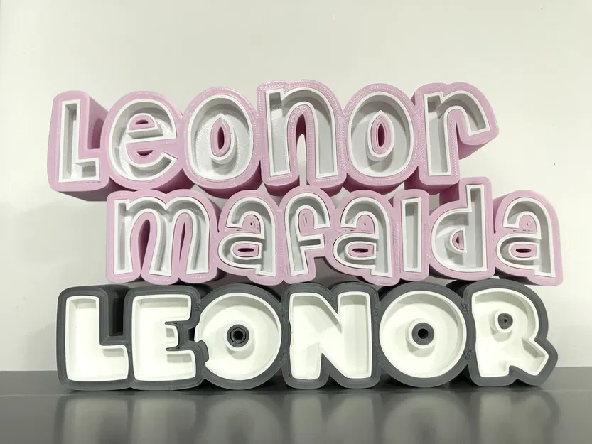 Bảng tên 3D Romeu (Romeu 3D Name Sign) - Image 3