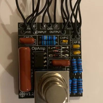 Azimuth OD - Vỏ hộp bàn đạp Overdrive + Bộ linh kiện DIY PCB