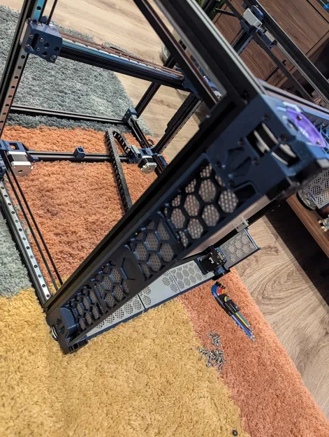 Bộ ốp skirt hông/sau dạng lưới không quạt cho Voron 350 - Image 1