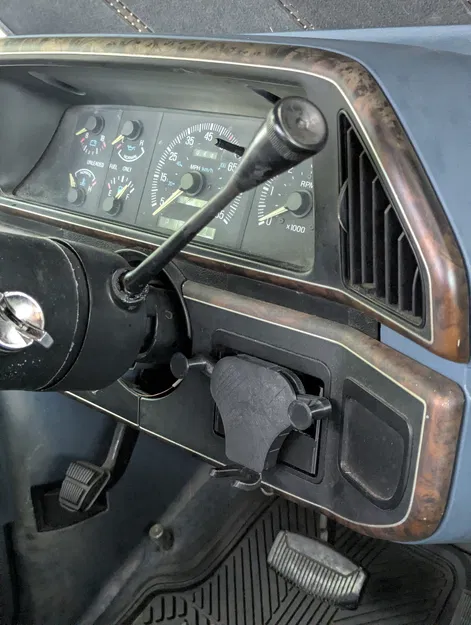 Giá đỡ điện thoại cho khay đựng tiền xu trên Ford F150 đời 87-91 - Image 2