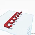 Móc treo chìa khóa gắn tường tiện lợi - File in 3D miễn phí - Thumbnail 2
