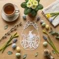 Mẫu trang trí trứng Phục sinh Happy Easter in 3D - Thumbnail 1