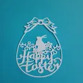 Mẫu trang trí trứng Phục sinh Happy Easter in 3D - Thumbnail 2