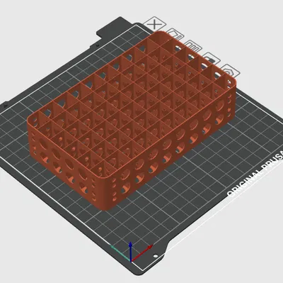 Khay Đựng 60 Lọ Thí Nghiệm 13mm - Thiết Kế Thông Minh Gọn Gàng