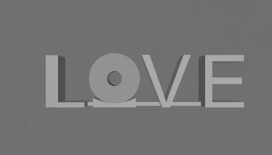 Kệ treo giấy vệ sinh treo tường chữ LOVE trang trí phòng tắm - Image 1