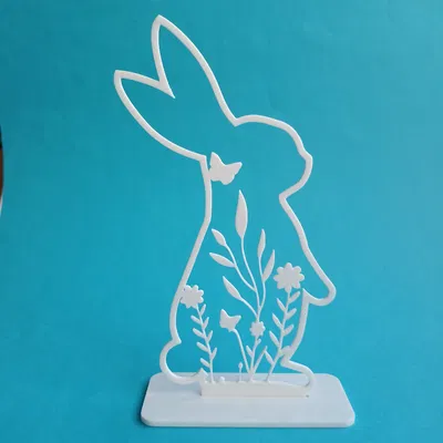 Vật trang trí chú thỏ Phục Sinh in 3D cực xinh