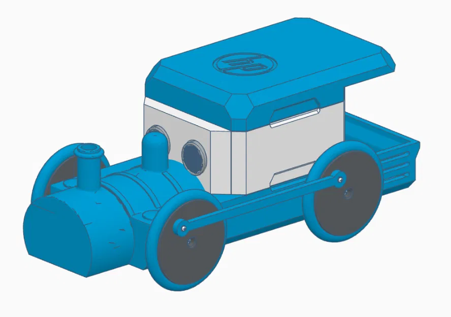 Mô hình đầu tàu hỏa Otto Loco in 3D lắp ráp thú vị - Image 1