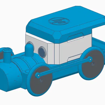 Mô hình đầu tàu hỏa Otto Loco in 3D lắp ráp thú vị