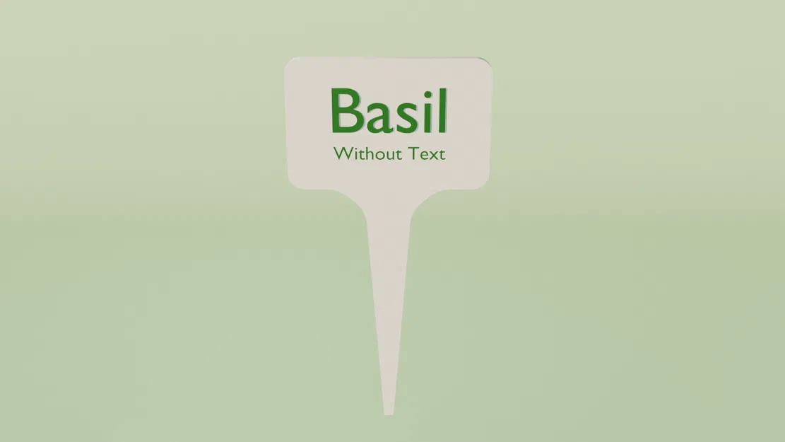 Bảng tên cắm chậu cây 3D (Plant Label) - Phụ kiện làm vườn thông minh - Image 1