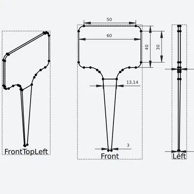 Bảng tên cắm chậu cây 3D (Plant Label) - Phụ kiện làm vườn thông minh