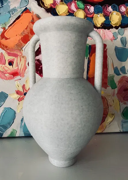 Mẫu bình cổ Amphora trang trí 3D - Thiết kế cổ điển tinh tế - Image 1