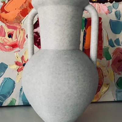 Mẫu bình cổ Amphora trang trí 3D - Thiết kế cổ điển tinh tế