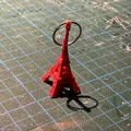Móc khóa tháp Eiffel - File in 3D độc đáo trang trí chìa khóa - Thumbnail 1