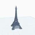 Móc khóa tháp Eiffel - File in 3D độc đáo trang trí chìa khóa - Thumbnail 2