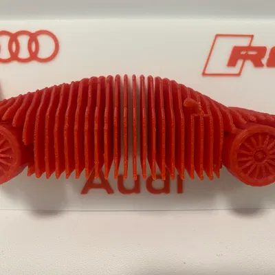 Mô hình Audi R8 dạng lớp (Layered Model)