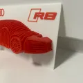 Mô hình Audi R8 dạng lớp (Layered Model) - Thumbnail 3