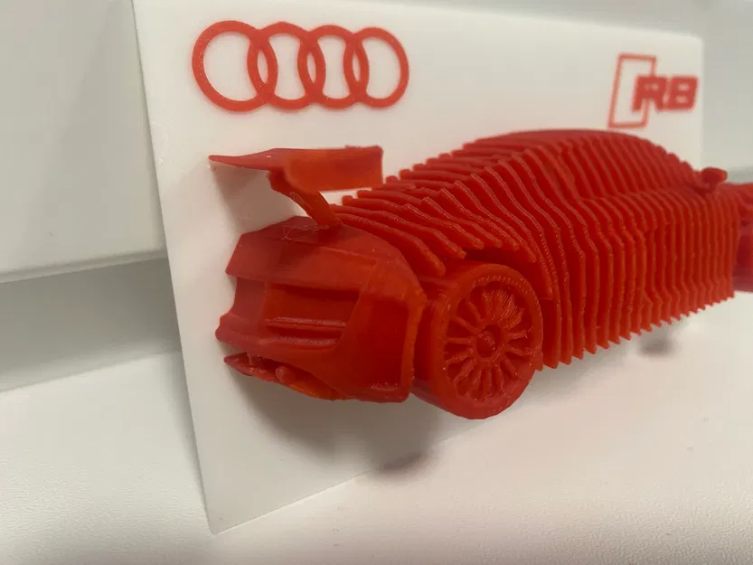 Mô hình Audi R8 dạng lớp (Layered Model) - Image 4