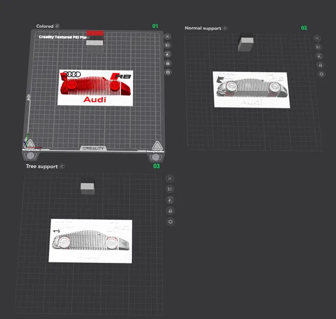 Mô hình Audi R8 dạng lớp (Layered Model) - Image 5