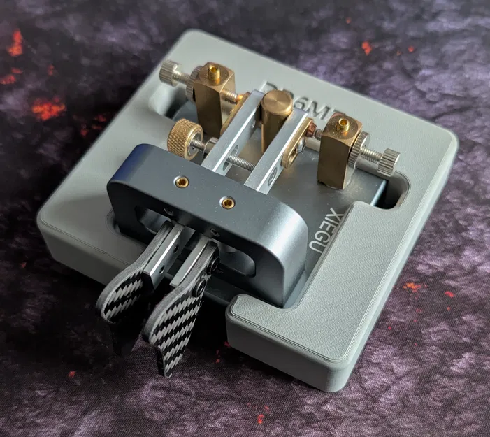 Đế Gắn Magnetic Morse Key Cho XIEGU VK-6 Paddle - Image 1