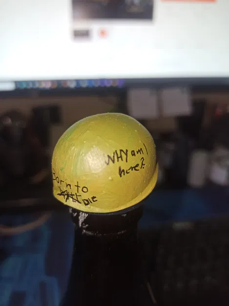 Mũ bảo hiểm US M1 cho chai bia - Image 3