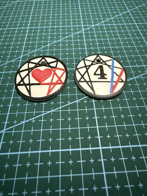 Móc khóa Enneagram loại 4 in 3D độc đáo dành cho cá tính riêng - Image 1