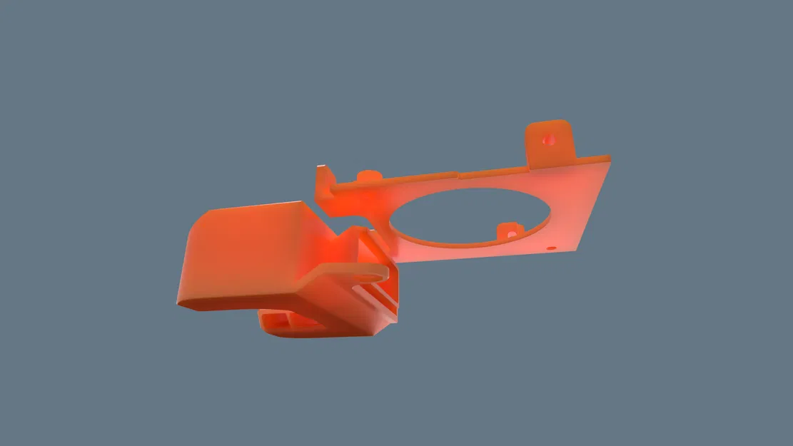 Giá đỡ quạt tản nhiệt Qidi Q2 nâng cấp hỗ trợ gắn cảm biến Beacon - Image 1