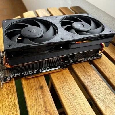 Ngàm chuyển đổi quạt 120mm cho Radeon 7800XT Asrock Challenger OC